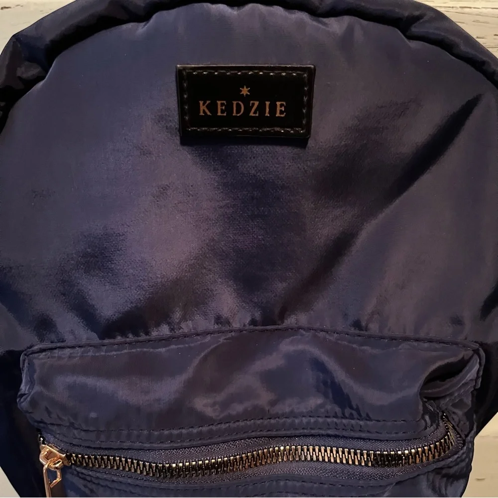 Kedzie Navy Blue Mini Mainstreet Backpack. NWT